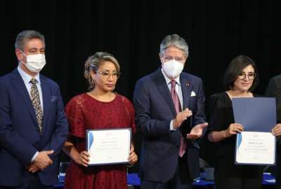 El presidente Guillermo Lasso presidi&oacute; la posesi&oacute;n de los nuevos jueces especializados contra delitos de corrupci&oacute;n y crimen organizado.