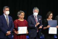 El presidente Guillermo Lasso presidi&oacute; la posesi&oacute;n de los nuevos jueces especializados contra delitos de corrupci&oacute;n y crimen organizado.