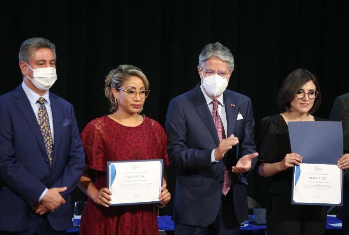 El presidente Guillermo Lasso presidi&oacute; la posesi&oacute;n de los nuevos jueces especializados contra delitos de corrupci&oacute;n y crimen organizado.