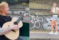 La afortunada admiradora vivió un momento inolvidable cuando el cantante británico la sorprendió.