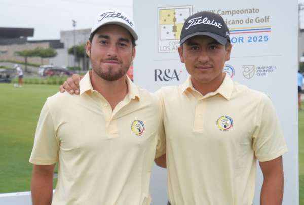 Ecuador comparte la cima de la Copa Los Andes y acaricia un t&iacute;tulo in&eacute;dito en golf