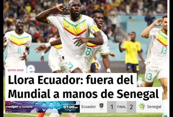 La portada del medio RedGol tuvo un tono burlesco, tras la eliminaci&oacute;n de la Tri. 