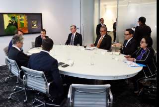 Presidente Noboa se re&uacute;ne con empresarios canadienses hacia nuevas inversiones estrat&eacute;gicas