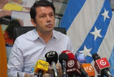 Francisco Jim&eacute;nez, ministro de Gobierno, respondi&oacute; por las insinuaciones de la Asamblea Nacional.