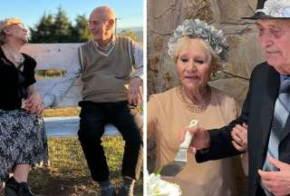Abuelos de 83 y 90 a&ntilde;os se casaron gracias a que hicieron match en Tinder