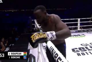 Luchador perdi&oacute; sus dientes frontales en medio combate