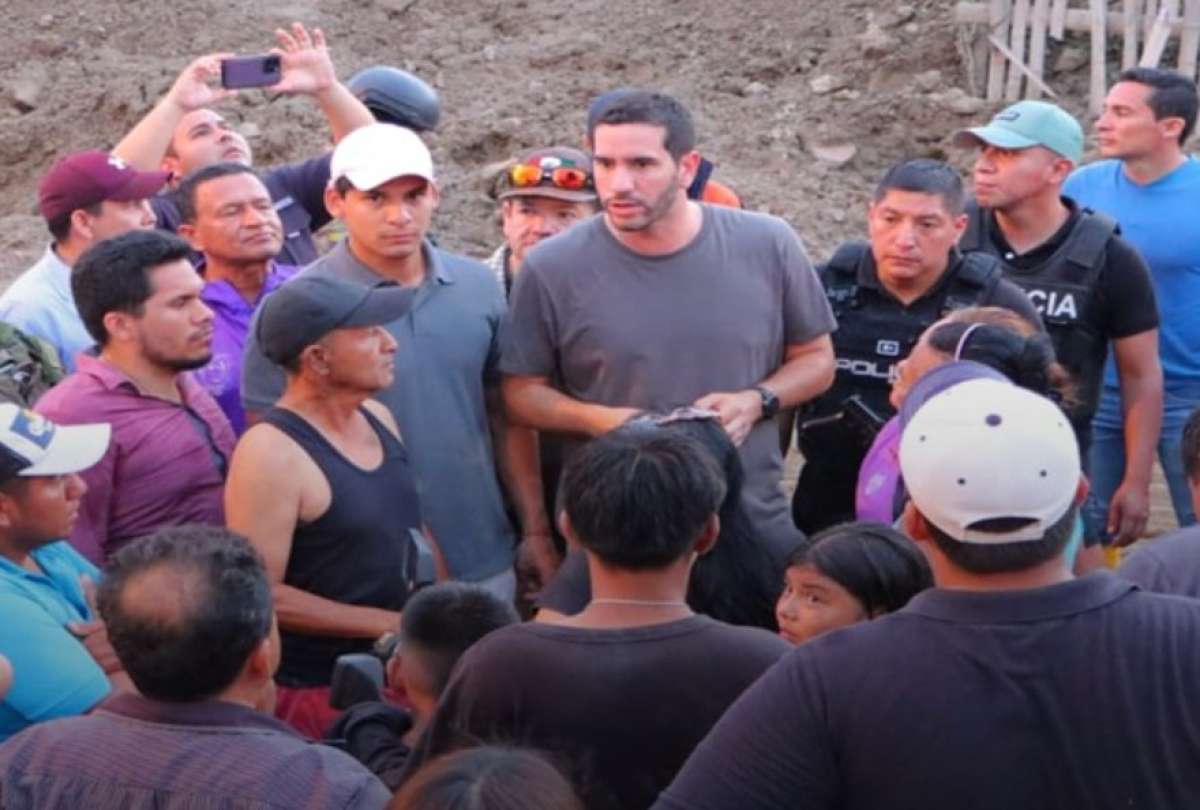 El Gobierno acudió a Manabí para trabajar en la recuperación