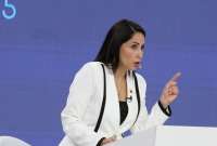 Luisa Gonz&aacute;lez, candidata por RC, fue denunciada por presunta violencia pol&iacute;tica de g&eacute;nero ante el TCE. 