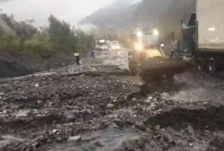 ECU-911: Dos emergencias por deslizamiento de tierra en la madrugada en Napo y Tena