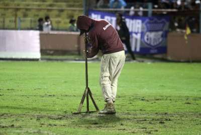 La cancha del Alejandro Serrano Aguilar no est&aacute; en buenas condiciones