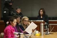 La fiscal Diana Salazar lideró la acusación encontra de 12 personas por el caso Purga.
