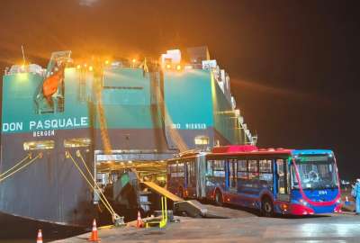 Quito recibe el primer troleb&uacute;s 100% el&eacute;ctrico de su flota