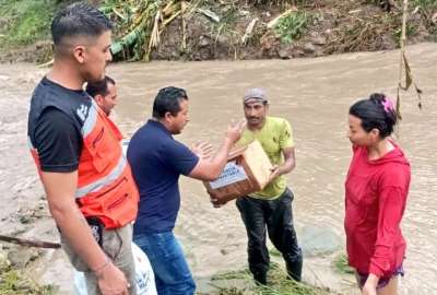 La Secretar&iacute;a de Riesgos entreg&oacute; ayudas en la provincia de Manab&iacute; tras las fuertes lluvias. 