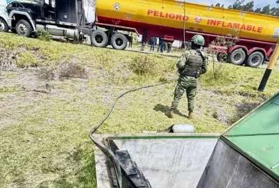 El Bloque de Seguridad detect&oacute; y desmantel&oacute; una conexi&oacute;n clandestina en un poliducto en el cant&oacute;n Salcedo.  