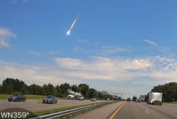 Una enorme "bola de fuego" fue observada desde tres estados del sureste de Estados Unidos. 