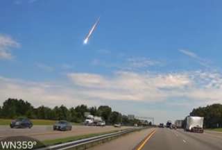 Misteriosa "bola de fuego" fue observada en el sureste de Estados Unidos