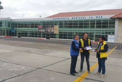 El Aeropuerto Mariscal La Mar, de Cuenca, se internacionaliza gracias a suscripci&oacute;n de convenio. 