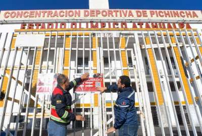 Clausurado el estadio Ol&iacute;mpico Atahualpa por incumplir normas de seguridad contra incendios
