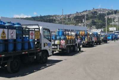 La distribuci&oacute;n de gas dom&eacute;stico retorna a la normalidad en Quito