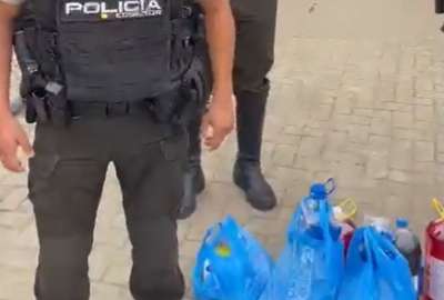 Polic&iacute;a Nacional recibi&oacute; alimentos y bebidas en respaldo de la ciudadan&iacute;a