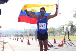 Daniel Pintado gan&oacute; la medalla de oro en los 20 kil&oacute;metros marcha en Asunci&oacute;n