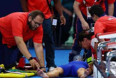Un momento muy tenso se vivi&oacute; en los Juegos Ol&iacute;mpicos tras el desmayo de una participante en la piscina de la competencia.