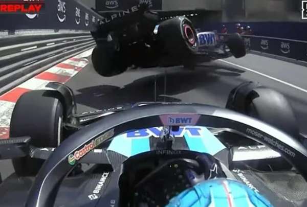 La maniobra de Ocon pudo causar un grave accidente en la disputa del GP de M&oacute;naco.
