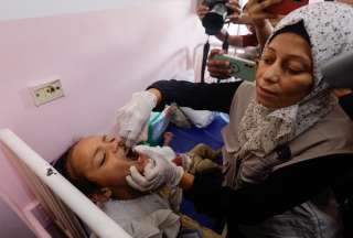 Comienza la campa&ntilde;a de vacunaci&oacute;n contra la polio en Gaza