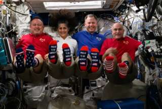 Astronautas estadounidenses votaron desde el espacio