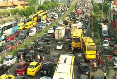 El hecho caus&oacute; una fuerte congesti&oacute;n vehicular. 