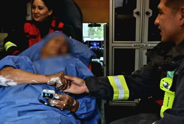 Bomberos rescataron a una persona intoxicada por pintura acr&iacute;lica en Quito