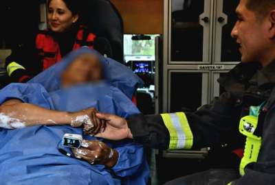 Bomberos rescataron a una persona intoxicada por pintura acr&iacute;lica en Quito
