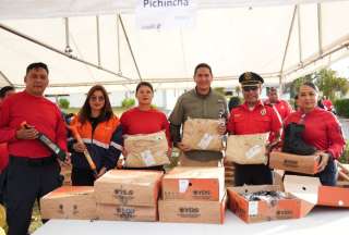 Secretar&iacute;a de Riesgos entrega recursos para afrontar los incendios forestales