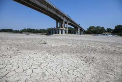 El r&iacute;o m&aacute;s grande de Italia se seca