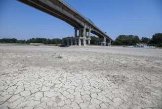 El r&iacute;o m&aacute;s grande de Italia se seca