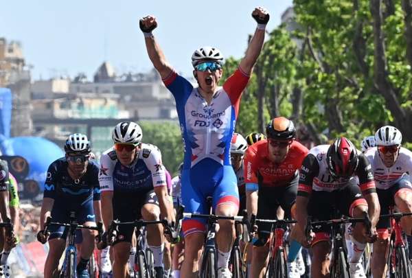 Arnaud D&eacute;mare gan&oacute; la quinta etapa del Giro de Italia