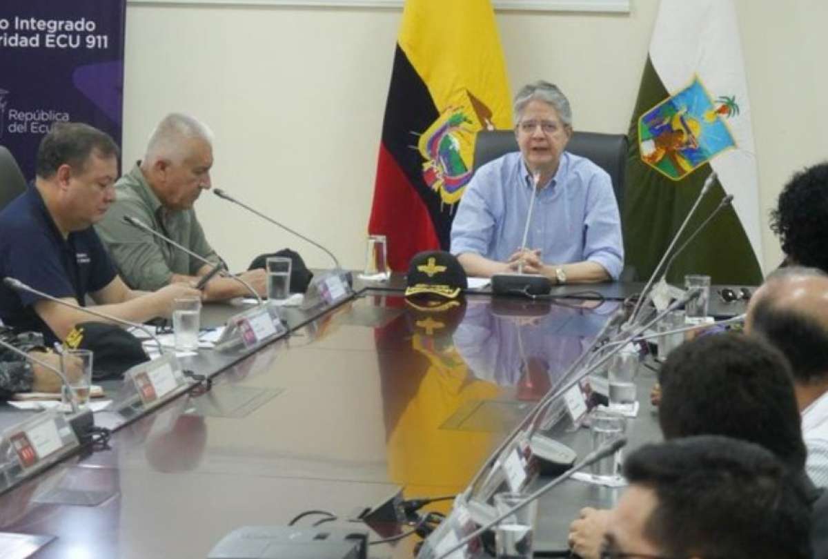 Presidente Guillermo Lasso continu&oacute; con reuniones para coordinar acciones contra la violencia