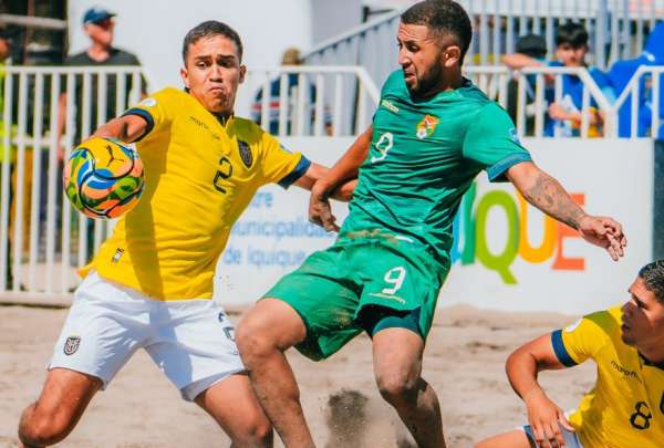 Ecuador cay&oacute; frente a Bolivia en la Copa Am&eacute;rica de f&uacute;tbol playa.