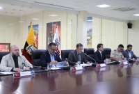 Representantes de los ministerios del Interior, Transporte y Obras P&uacute;blicas, Turismo, as&iacute; como del Ecu911 y la Agencia Nacional de Tr&aacute;nsito expusieron sus planes operativos para el feriado.
