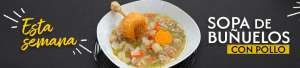 Sopa de Bu&ntilde;uelos