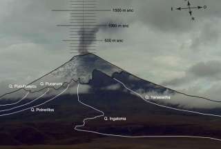 Cotopaxi: Se reporta la emisi&oacute;n de ceniza