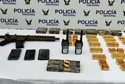 Operativo policial incaut&oacute; un fusil y 900 municiones, en Guayaquil