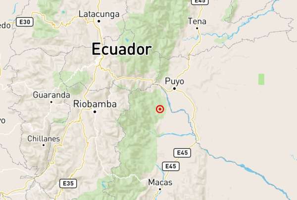 Un temblor se registr&oacute; en Puyo la ma&ntilde;ana de este mi&eacute;rcoles 3 de septiembre. Lo sintieron varias provincias.