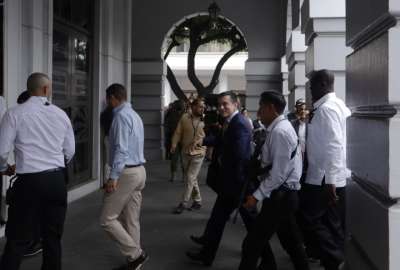 Presidente Daniel Noboa acudi&oacute; a la Prefectura del Guayas este 30 de noviembre del 2023. 