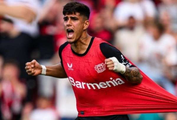Piero Hincapi&eacute; anot&oacute; su primer gol en Alemania