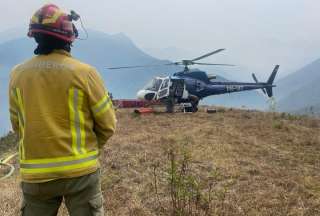 16 incendios forestales permanecen activos en Ecuador