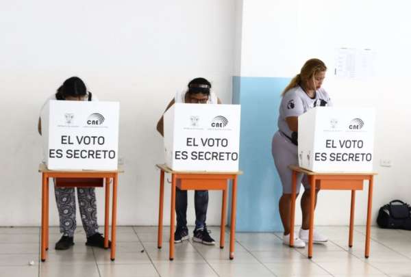 Se cerr&oacute; el proceso electoral 2023 en Ecuador