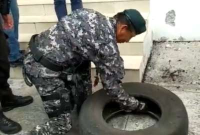 La alerta de bomba se dio en un edificio de la Fiscal&iacute;a en Calder&oacute;n.
