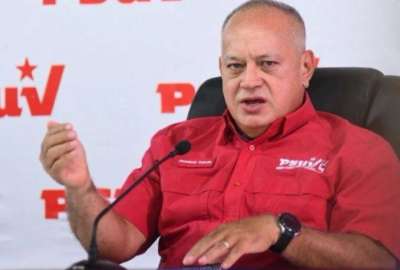 El ministro del Interior de Venezuela, Diosdado Cabello, arremetió contra Erik Prince en una conferencia de prensa en ese país.