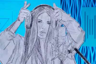 Julia Conde, la artista responsable de la animaci&oacute;n de Shakira en la sesi&oacute;n con Bizarrap